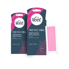 Veet 2x20 Professional Normal Ciltler İçin Yüz Ağda Bandı