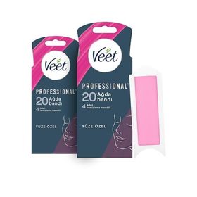 Veet 2x20 Professional Normal Ciltler İçin Yüz Ağda Bandı