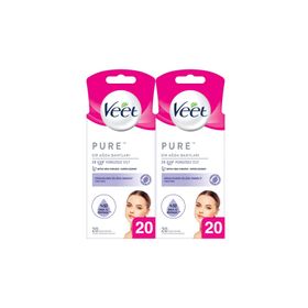 Veet 2x20'li Pure Sir Yüz Ağda Bandı