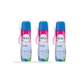 Veet 3x150 ml Hassas Ciltler İçin Tüy Dökücü Sprey