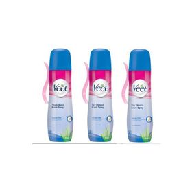 Veet 3x150 ml Hassas Ciltler İçin Tüy Dökücü Sprey