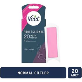 Veet 3x20 Professional Normal Ciltler İçin Yüz Ağda Bandı