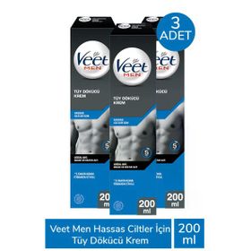 Veet 4x200 ml Erkeklere Özel Tüy Dökücü Krem