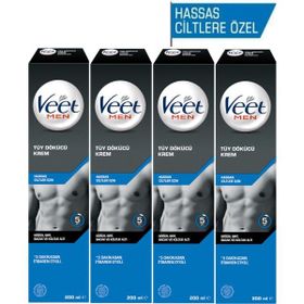 Veet 4x200 ml Erkeklere Özel Tüy Dökücü Krem