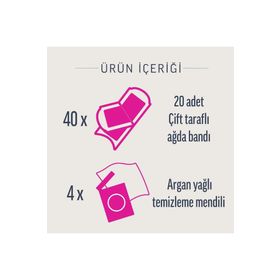 Veet 80 Adet Pure Hassas Ciltler İçin Ağda Bandı