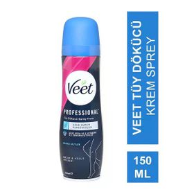 Veet Bacak Vücut Bölgesi Hassas Ciltler 150 ml Tüy Dökücü Krem Sprey