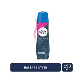 Veet Bacak Vücut Bölgesi Hassas Ciltler 150 ml Tüy Dökücü Krem Sprey