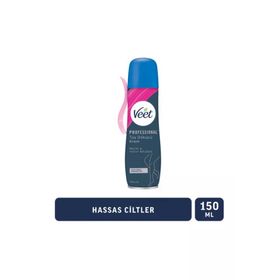 Veet Bacak Vücut Bölgesi Hassas Ciltler 150 ml Tüy Dökücü Krem Sprey