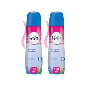 Veet Bacak Vücut Bölgesi Hassas Ciltler 150 ml Tüy Dökücü Krem Sprey
