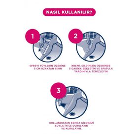Veet Bacak Vücut Bölgesi Hassas Ciltler 150 ml Tüy Dökücü Krem Sprey