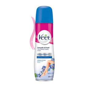 Veet Bacak Vücut Bölgesi Hassas Ciltler 150 ml Tüy Dökücü Krem Sprey