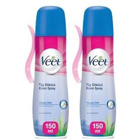 Veet Hassas Ciltler 2x150 ml Tüy Dökücü Krem Sprey