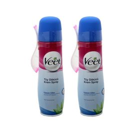 Veet Hassas Ciltler 2x150 ml Tüy Dökücü Krem Sprey