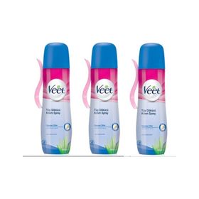 Veet Hassas Ciltler 3x150 ml Tüy Dökücü Krem