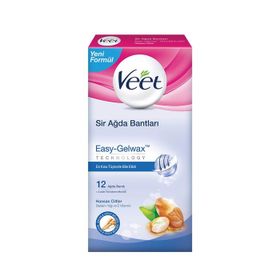 Veet Hassas Ciltler İçin 12 Adet Sir Ağda Bandı
