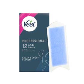 Veet Hassas Ciltler İçin 12 Adet Sir Ağda Bandı