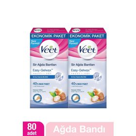 Veet Hassas Ciltler İçin 2x40 Adet Ağda Bandı