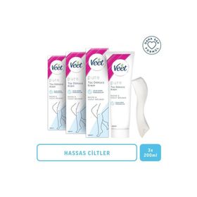 Veet Hassas Ciltler X 3 Pure 200 ml Tüy Dökücü Krem