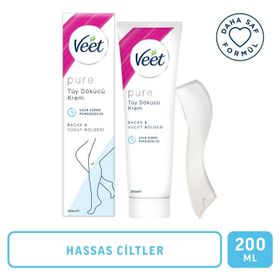 Veet Hassas Ciltler X2 Pure 200 ml Tüy Dökücü Krem
