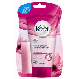 Veet In Shower 150 ml Normal Ciltler Pembe Tüy Dökücü Krem