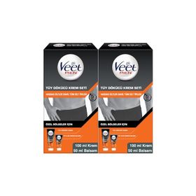 Veet Men 100 ml+50 ml x2 Özel Bölgeler İçin Tüy Dökücü Krem Seti