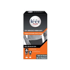 Veet Men 100 ml+50 ml x2 Özel Bölgeler İçin Tüy Dökücü Krem Seti