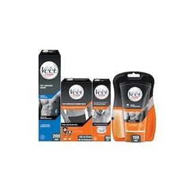 Veet Men 100&50 ml Özel Bölgeler İçin Tüy Dökücü Krem Seti+ Veet Men 200 ml Duşta Tüy Dökücü Krem