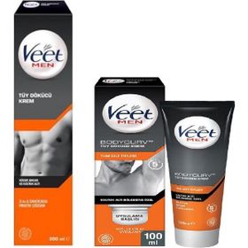 Veet Men 200 ml Tüy Dökücü Krem + Koltuk Altına Özel 100 ml Tüy Dökücü Krem