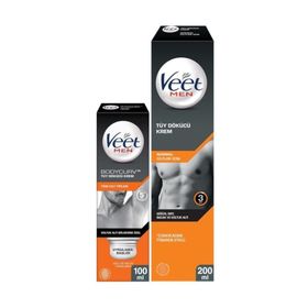 Veet Men 200 ml Tüy Dökücü Krem + Koltuk Altına Özel 100 ml Tüy Dökücü Krem