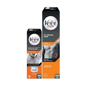 Veet Men 200 ml Tüy Dökücü Krem + Koltuk Altına Özel 100 ml Tüy Dökücü Krem