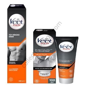 Veet Men 200 ml Tüy Dökücü Krem + Koltuk Altına Özel 100 ml Tüy Dökücü Krem
