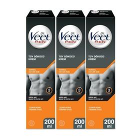 Veet Men 3x200 ml Tüy Dökücü Krem