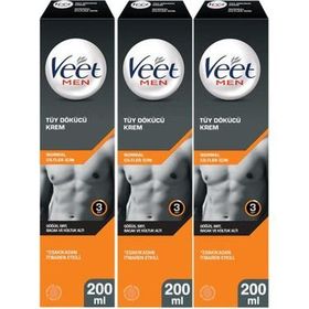 Veet Men 3x200 ml Tüy Dökücü Krem