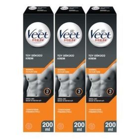 Veet Men 3x200 ml Tüy Dökücü Krem