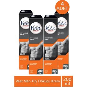Veet Men 4x200 ml Tüy Dökücü Krem