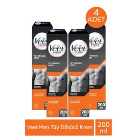 Veet Men 4x200 ml Tüy Dökücü Krem