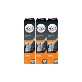 Veet Men Hassas Ciltler 3x200 ml Tüy Dökücü Krem