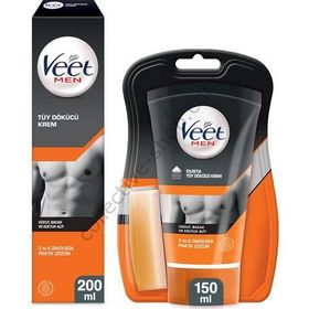 Veet Men Normal 200 ml Tüy Dökücü Krem + 150 ml Duşta Tüy Dökücü Krem