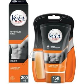 Veet Men Normal 200 ml Tüy Dökücü Krem + 150 ml Duşta Tüy Dökücü Krem