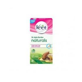 Veet Naturals Doğal Argan Yağı 12'li Sir Ağda Bantları