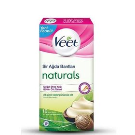 Veet Naturals Doğal Argan Yağı 12'li Sir Ağda Bantları