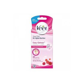 Veet Naturals Yüz Bölgesi 20'li Sir Ağda Bandı