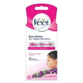 Veet Naturals Yüz Bölgesi 20'li Sir Ağda Bandı