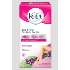 Veet Normal Ciltler İçin 12'li Ağda Bantı