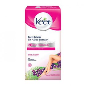 Veet Normal Ciltler İçin 12'li Ağda Bantı