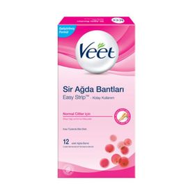 Veet Normal Ciltler İçin 12'li Ağda Bantı