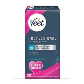 Veet Pro 20'li Tüy Dökücü Sir Ağda Bandı