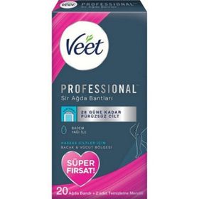 Veet Pro 20'li Tüy Dökücü Sir Ağda Bandı