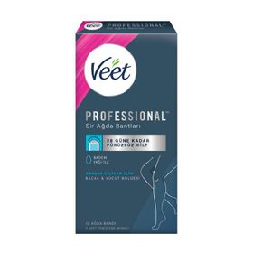 Veet Professional 12 Adet Hassas Ciltler İçin Ağda Bandı