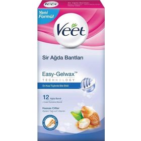 Veet Professional 12 Adet Hassas Ciltler İçin Ağda Bandı